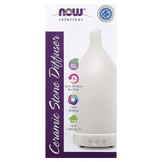 NOW Foods, Solutions, Difusor de piedra cerámica, 1 difusor