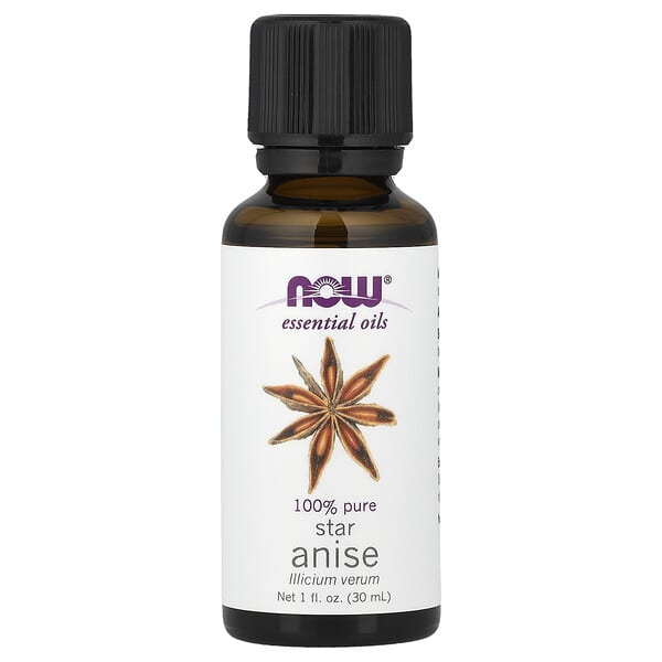 NOW Foods, 이센셜 오일, 아니스, 1액량 온스(30 ml)