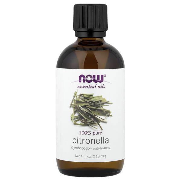 NOW Foods, Aceites esenciales, Citronela, (118 ml)