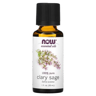 NOW Foods, Aceites esenciales, Clary Sage, 30 ml (1 oz. Líq.)