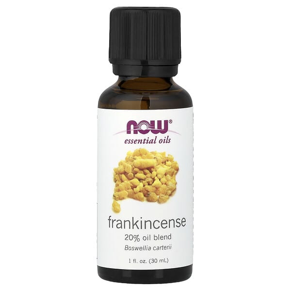 NOW Foods, Eteriske oljer, røkelse 20 % oljeblanding, 1 fl oz (30 ml)