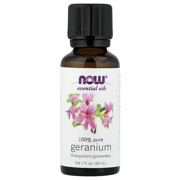 NOW Foods, Essential Oils, Geranium, 1 fl oz (30 ml)