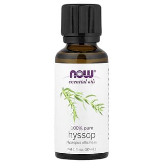 NOW Foods, Essential Oils, Hyssop, 1 fl oz (30 ml)