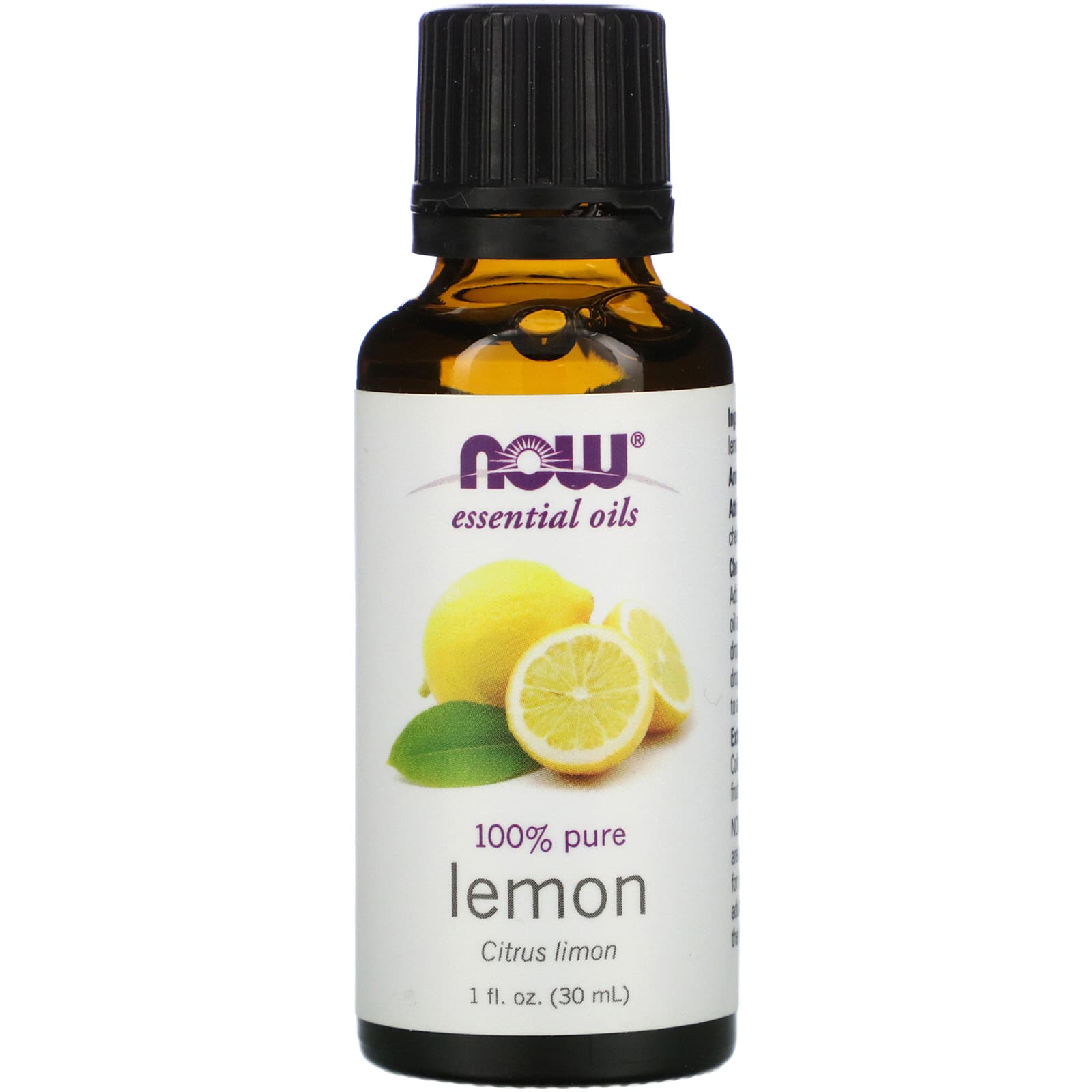 Now Foods Essential Oils Lemon Fl Oz Ml