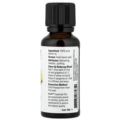 エッセンシャルオイル、レモン、1液量オンス (30 ml)