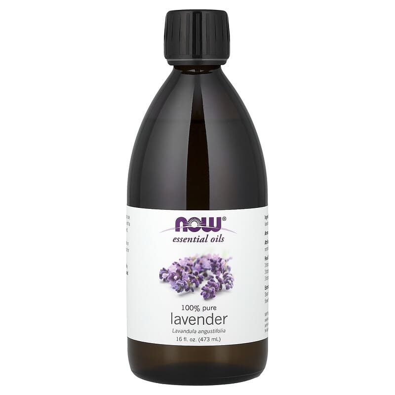 NOW Foods 100%ラベンダー エッセンシャルオイル473ml エッセンシャルオイル、 100%天然ラベンダー、 16液量オンス (473 ml)