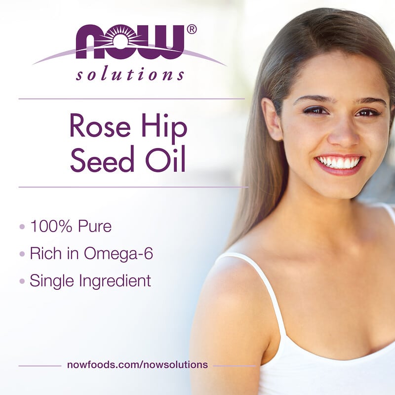 NOW Foods, Solutions, Aceite de semilla de rosa mosqueta, 30 ml (1 oz. Líq.)
