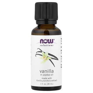 NOW Foods, Minyak Pati, Vanila dalam Minyak Jojoba, 1 fl oz (30 ml)