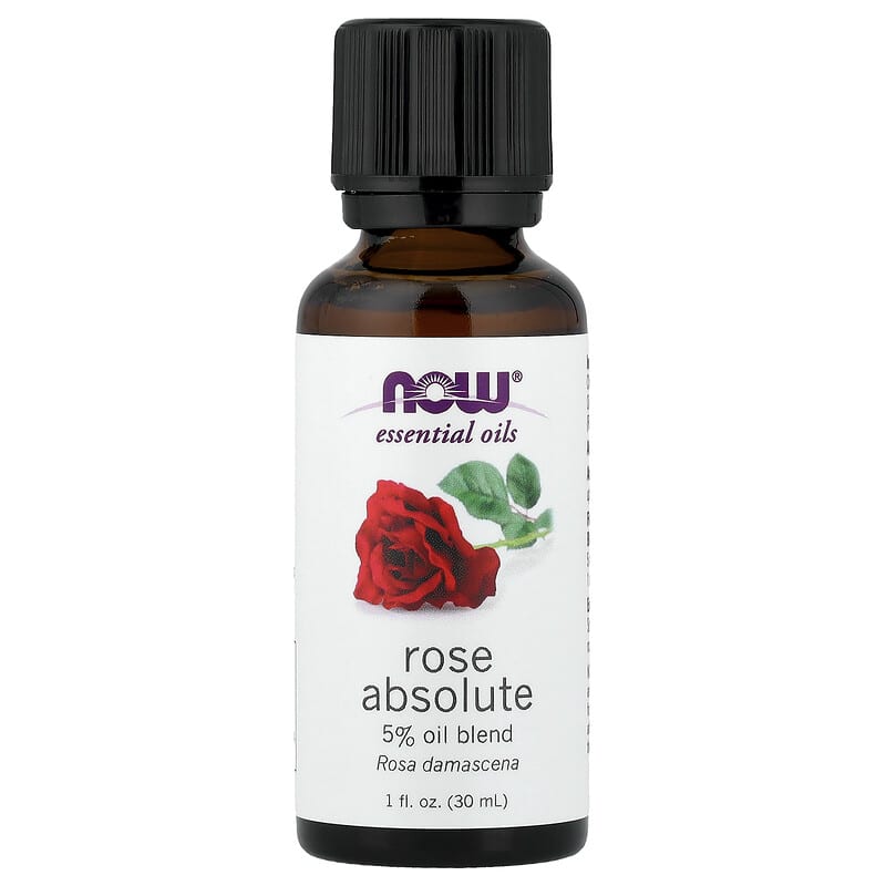 エッセンシャルオイル、ローズアブソルート、1液量オンス (30 ml)