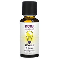 ナウフーズ エッセンシャルオイル スペアミント 30ml エッセンシャルオイル、メンタル フォーカス、30ml（1液量オンス）