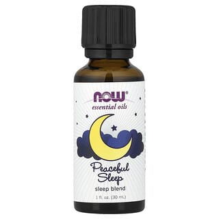 NOW Foods, Uleiuri esențiale, somn liniștit, 1 fl oz (30 ml)