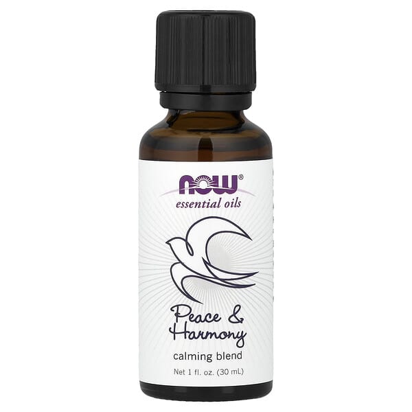 NOW Foods, 에센셜 오일, 피스 엔 하모니 1 fl oz (30 ml)