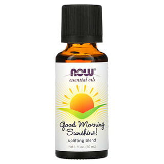 NOW Foods, Essential Oils, Good Morning Sunshine !, бодрящая смесь, 30 мл (1 жидк. Унция)