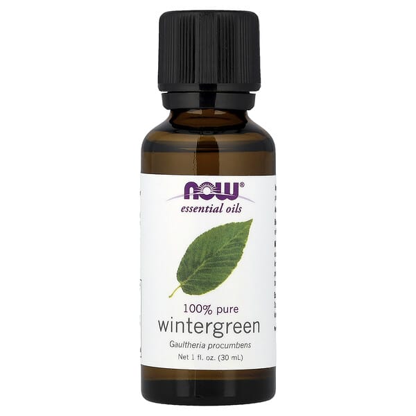 NOW Foods, Aceites esenciales, Gaulteria 100% pura, 30 ml (1 oz. Líq.)