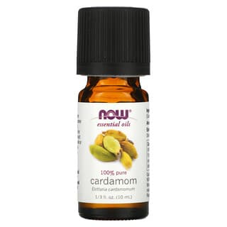 NOW Foods, Essential Oils, 100% Pure Cardamom, 1/3 fl oz (10 ml)