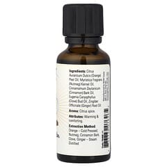 エッセンシャルオイル、スパイスサイダーフォールブレンド、30ml（1液
