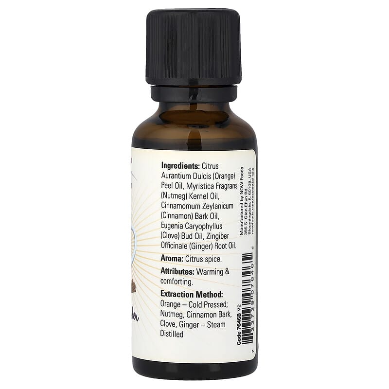 エッセンシャルオイル、スパイスサイダーフォールブレンド、30ml（1液