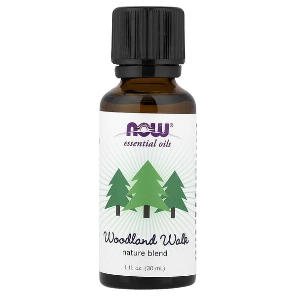 NOW Foods, Aceites esenciales, Mezcla Woodland Walk Nature, 30 ml (1 oz. Líq.)