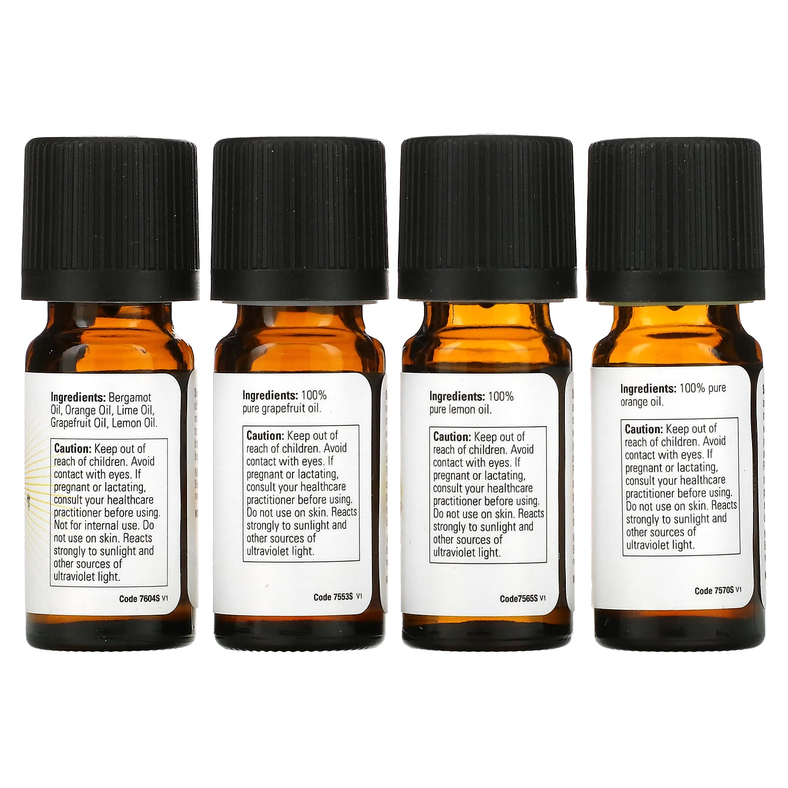 NOW Foods, Solutions, Uplifting Essential Oils Kit, 4 Bottles, 1.3 fl