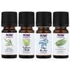 NOW Foods, Solutions, 계절 변화, 밸런싱 에센셜 오일 키트, 병 4개, 1/3fl oz. 개당 10ml