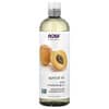 NOW Foods, Løsninger, aprikosolje, 473 ml