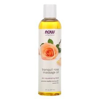 NOW Foods, Solutions, Tranquil Rose Massage Oil, 8 fl oz (237 ml)