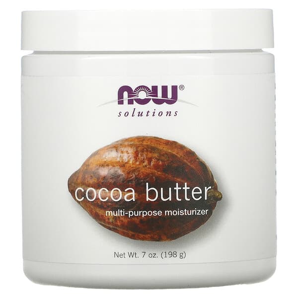NOW Foods, Solutions, Cocoa Butter, 7 oz (198 g)