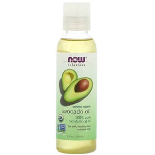 NOW Foods, Solutions, органическое масло авокадо, 118 мл (4 жидк. унции)