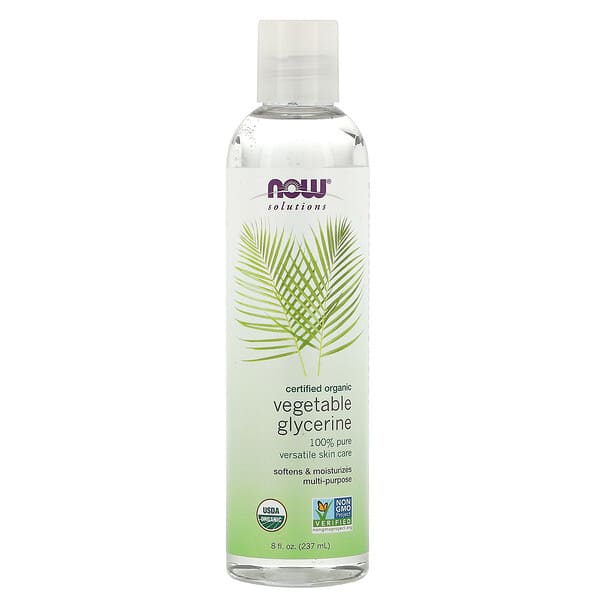 NOW Foods, Solutions，有機植物甘油，8 盎司（237 毫升）