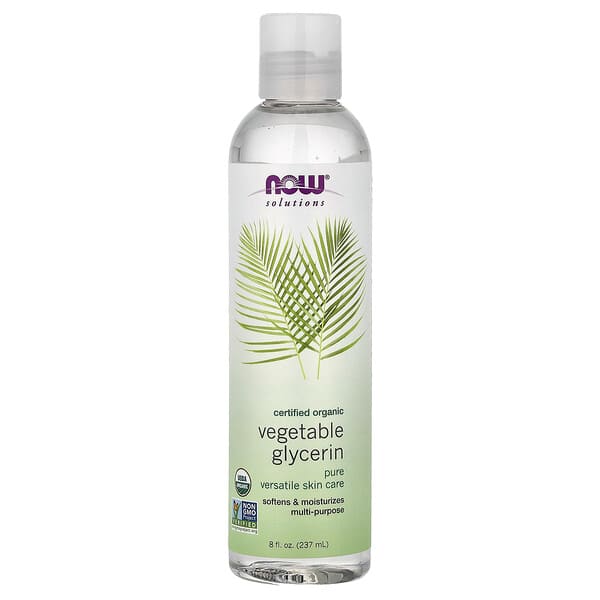 NOW Foods, ソリューションズ、オーガニック植物性グリセリン、237ml（8液量オンス）