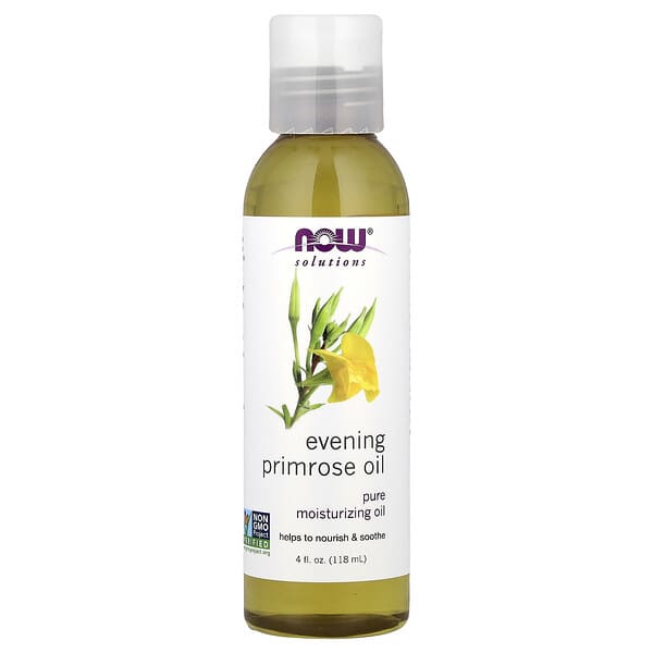 NOW Foods Solutions, Evening Primrose Oil, 4 fl oz (118 ml)