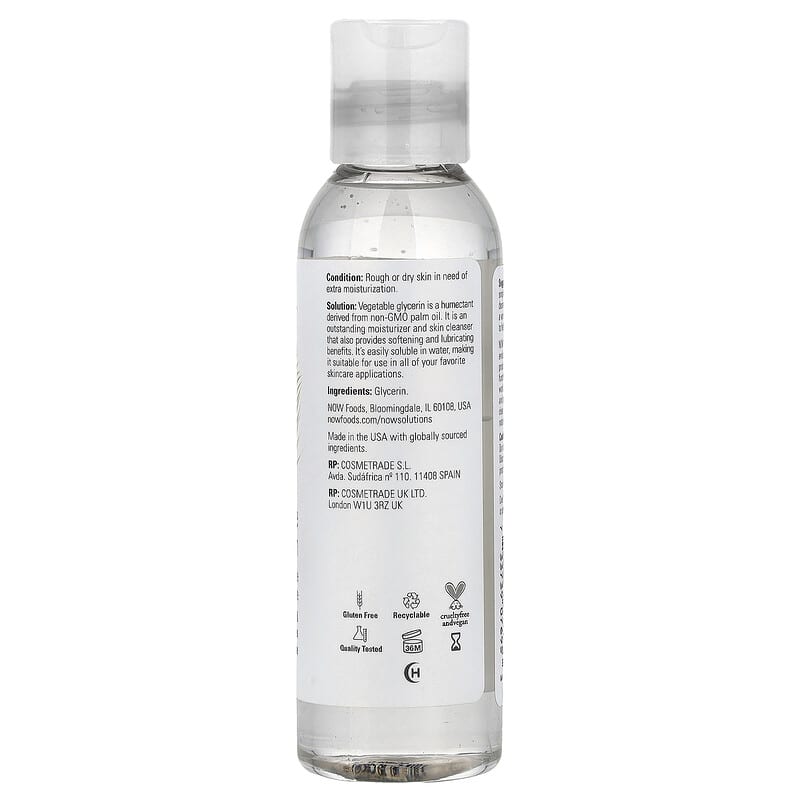 vegetable glycerin personal lubricant Vegetable Glycerin, 4 fl oz (118 ml)