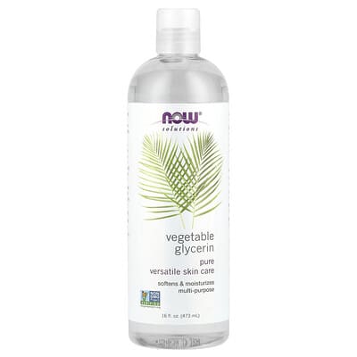 NOW Foods, Solutions, Vegetable Glycerin, 16 fl oz (473 ml) NOW Foods, Solutions, Vegetable Glycerin, 16 fl oz (473 ml)