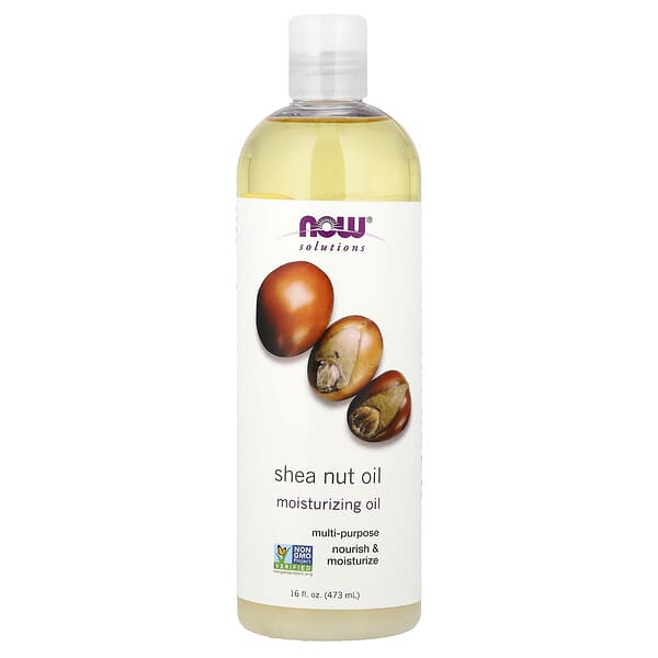 NOW Foods, 솔루션즈, 시어 너트 오일, 퓨어 보습 오일, 473 ml(16 fl oz)