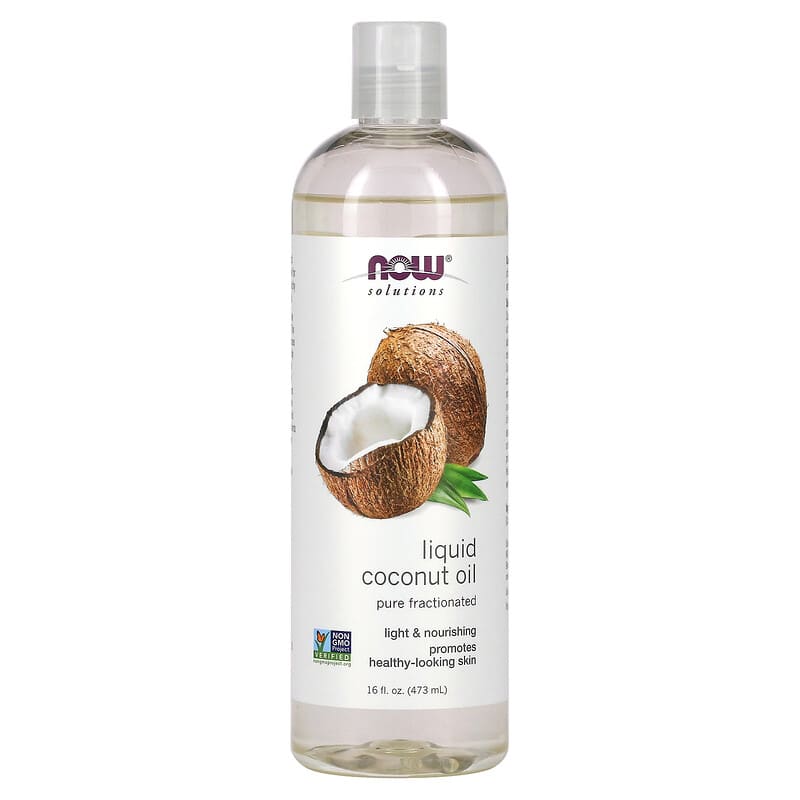 Now Foods Fractionated Coconut Oil - 16 fl oz bottle