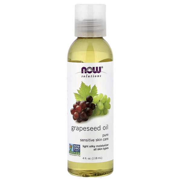 NOW Foods, 솔루션스, 포도씨유, 4 액량 온스 (118 ml)