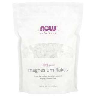 NOW Foods, Solutions, Magnesium Flakes, Magnesiumflocken, 750 g (26,5 oz.)