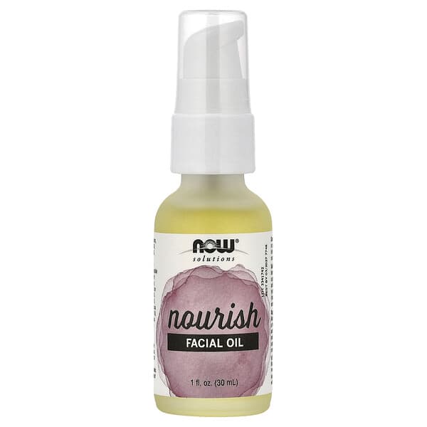 NOW Foods, 솔루션즈, 페이셜 오일, 영양 공급, 30ml(1fl oz)