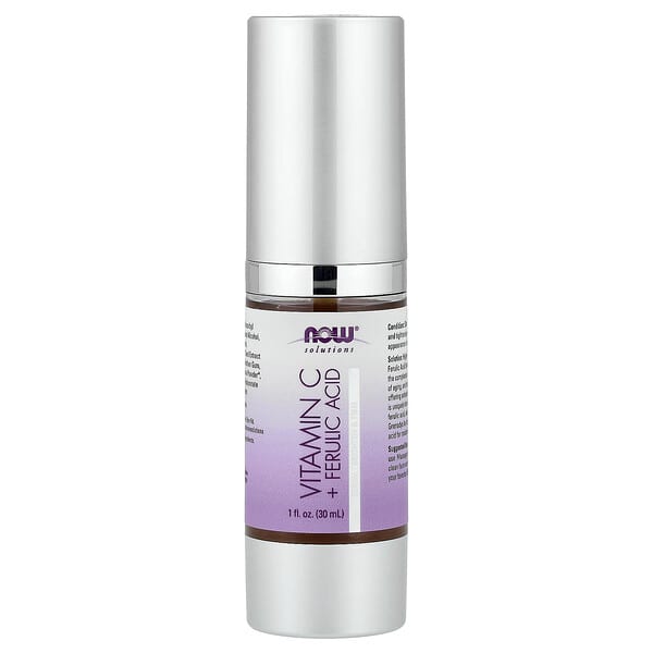 NOW Foods, Solutions, 비타민C & 페룰산 세럼, 30ml (1 fl oz)