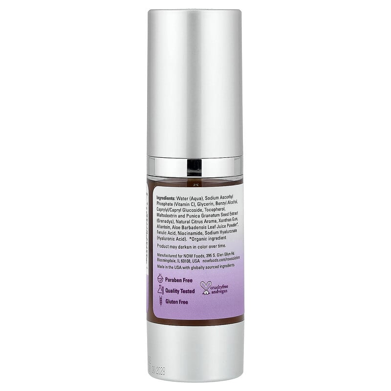 ソリューションズ、ビタミンC＆フェルラ酸美容液、30ml（1液量オンス）