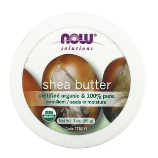 NOW Foods, Solutions, Organic Shea Butter, 3 oz (85 g)
