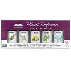 NOW Foods, Plant Defense, Essential Oils Kit, 5 Bottles, 1 fl oz (30 ml) Each