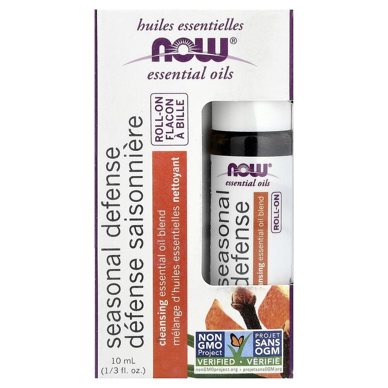 エッセンシャルオイル、ロールオン、シーズナルディフェンス、10ml（1