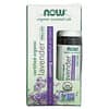 Organic Lavender Oil Roll-On, Bio-Lavendelöl-Roller, 10 ml (1/3 fl. oz.)
