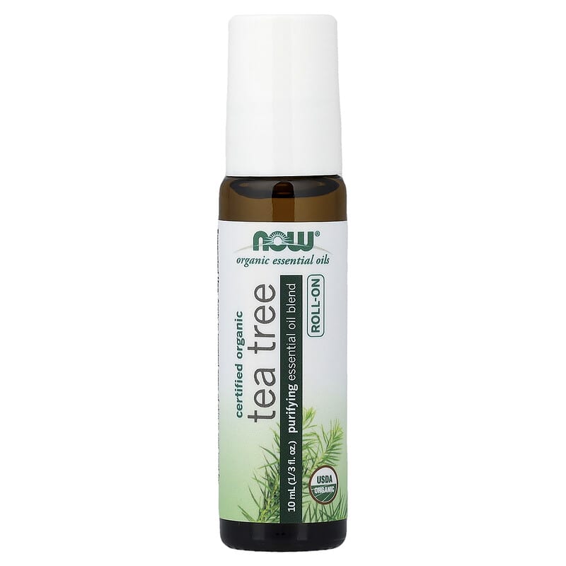 オーガニック エッセンシャルオイル、ティーツリー ロールオン、10ml