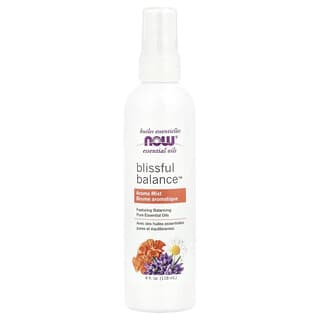 NOW Foods, エッセンシャルオイル、Blissful Balance™（ブリスフルバランス）アロマミスト、118ml（4液量オンス）