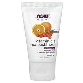 NOW Foods, ソリューション、ビタミンC＆シーバックソーンモイスチャライザー、59ml（2液量オンス）