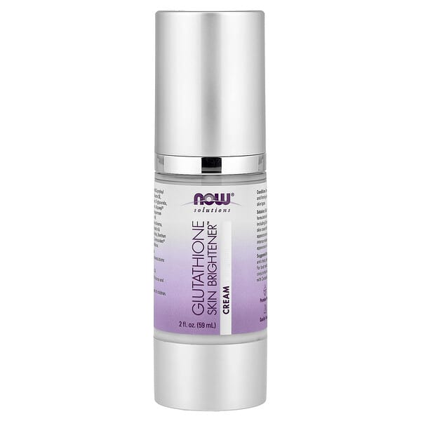NOW Foods, Solutions, Glutathione Skin Brightener™ 크림, 59ml(2fl oz)