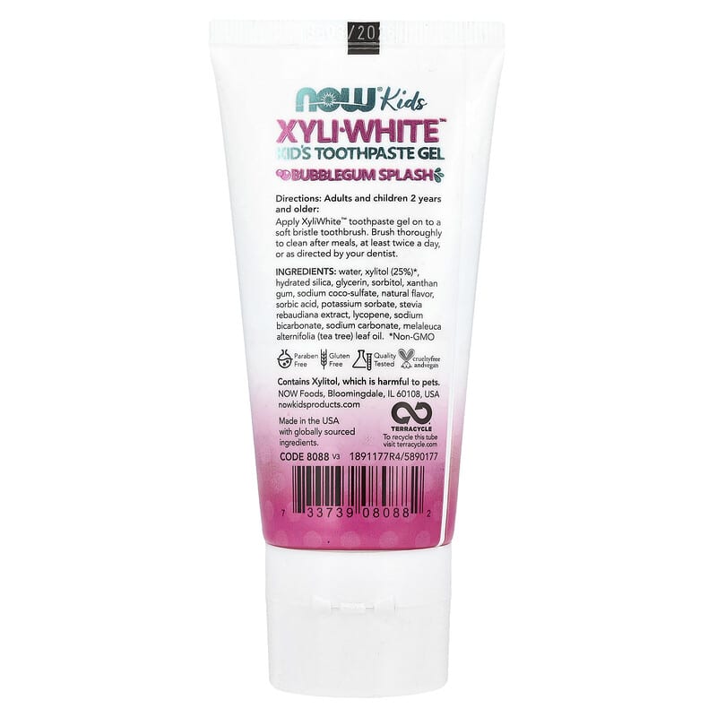 Xyli-White™（キシリホワイト）、子ども用はみがきジェル、バブルガム