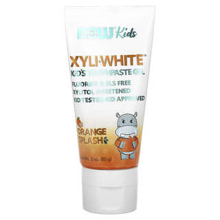 NOW Foods, Xyli-White, Kids Toothpaste Gel, Orange Splash, 3 oz (85 g)